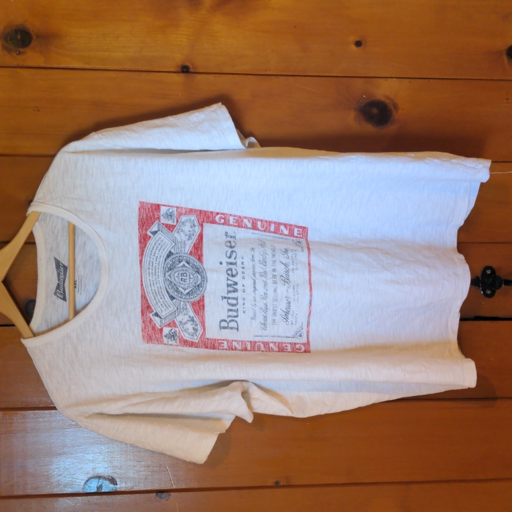 Y2K Budweiser Lucky Brand T Shirt